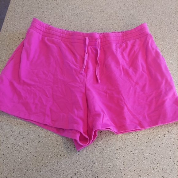 Ava & Viv Pants - Ava and Viv 2x pink shorts plus size  drawstring  summer stretchy cute gym